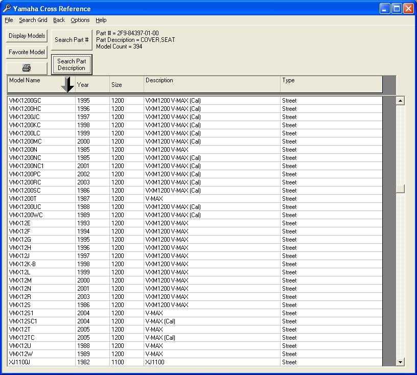 2001 Yz 125 Jetting Chart